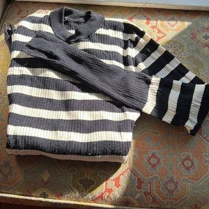 Everlane sweater-split sleeves and waist